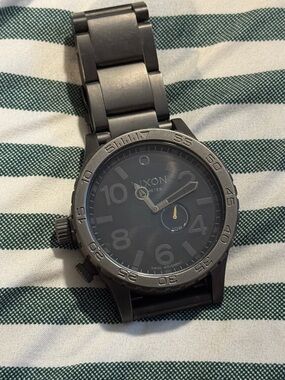 Nixon 51-30 Chrono Black Stainless Steel